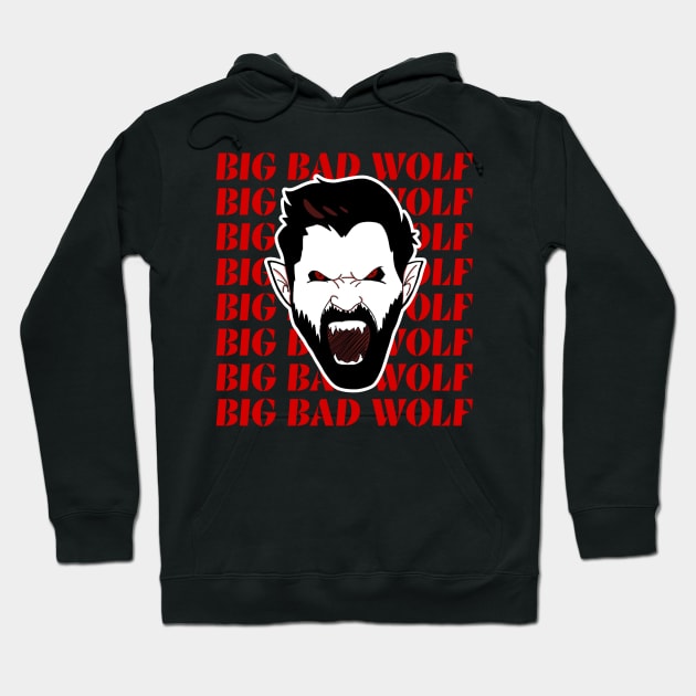 Big Bad Wolf Hoodie by Whitelaw Comics